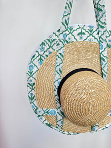 Round Market Hat Tote