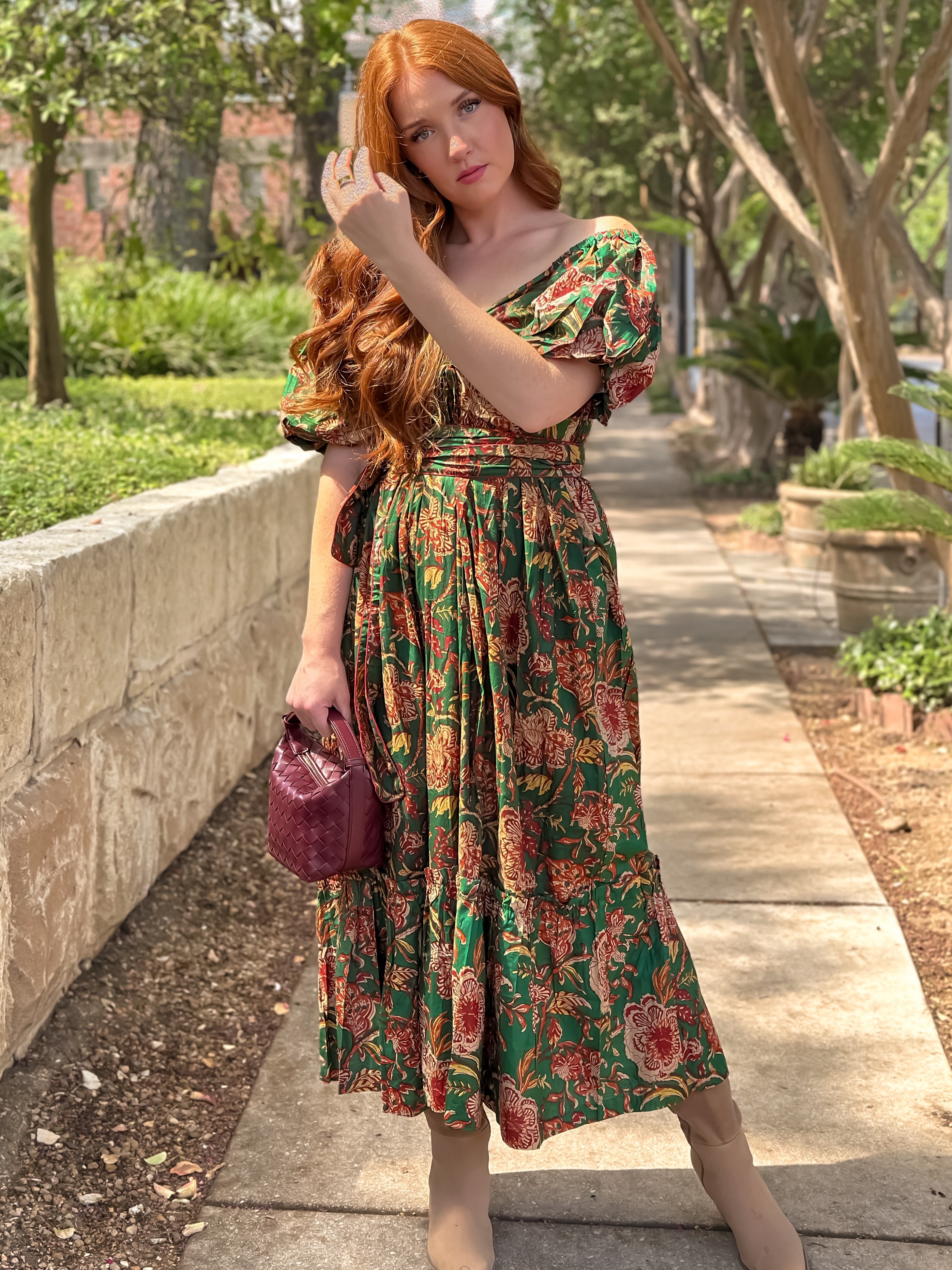 Grace Maxi Dress- Hunter Floral