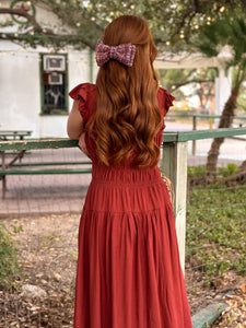 Terracotta Midi Dress