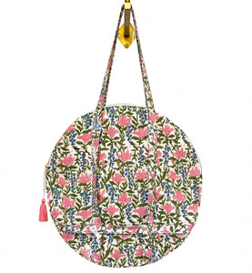 Round Market Hat Tote