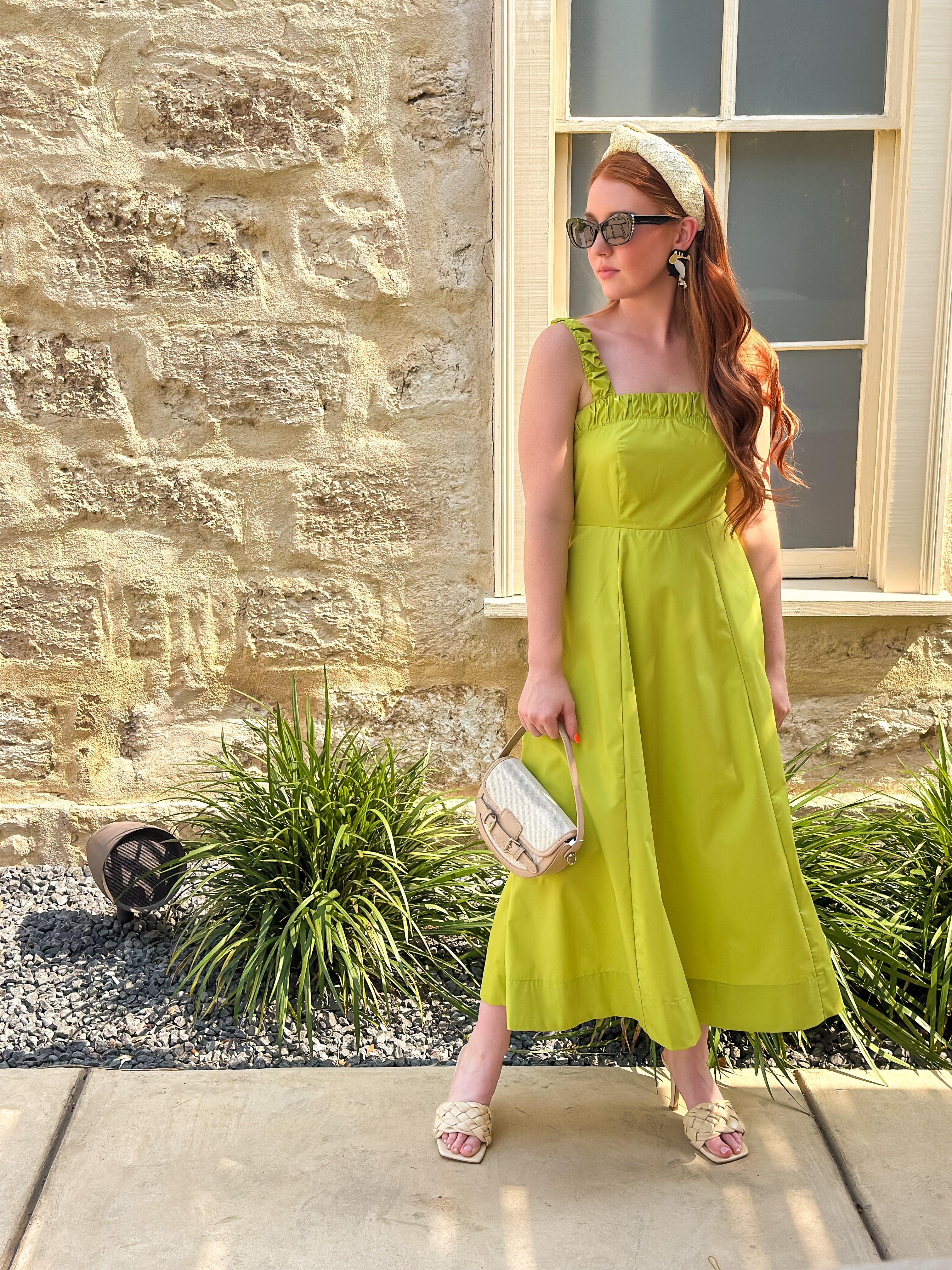 Lila Citrus Pop Midi Dress