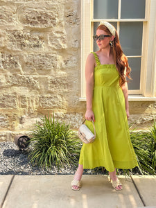 Lila Citrus Pop Midi Dress