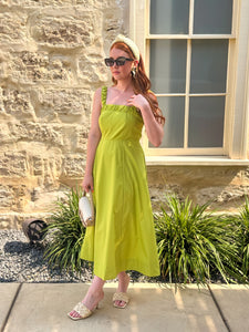 Lila Citrus Pop Midi Dress