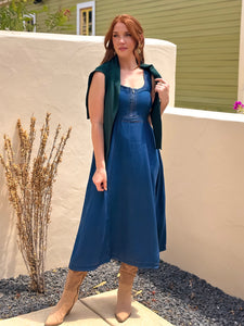 Victoria Denim Midi Dress