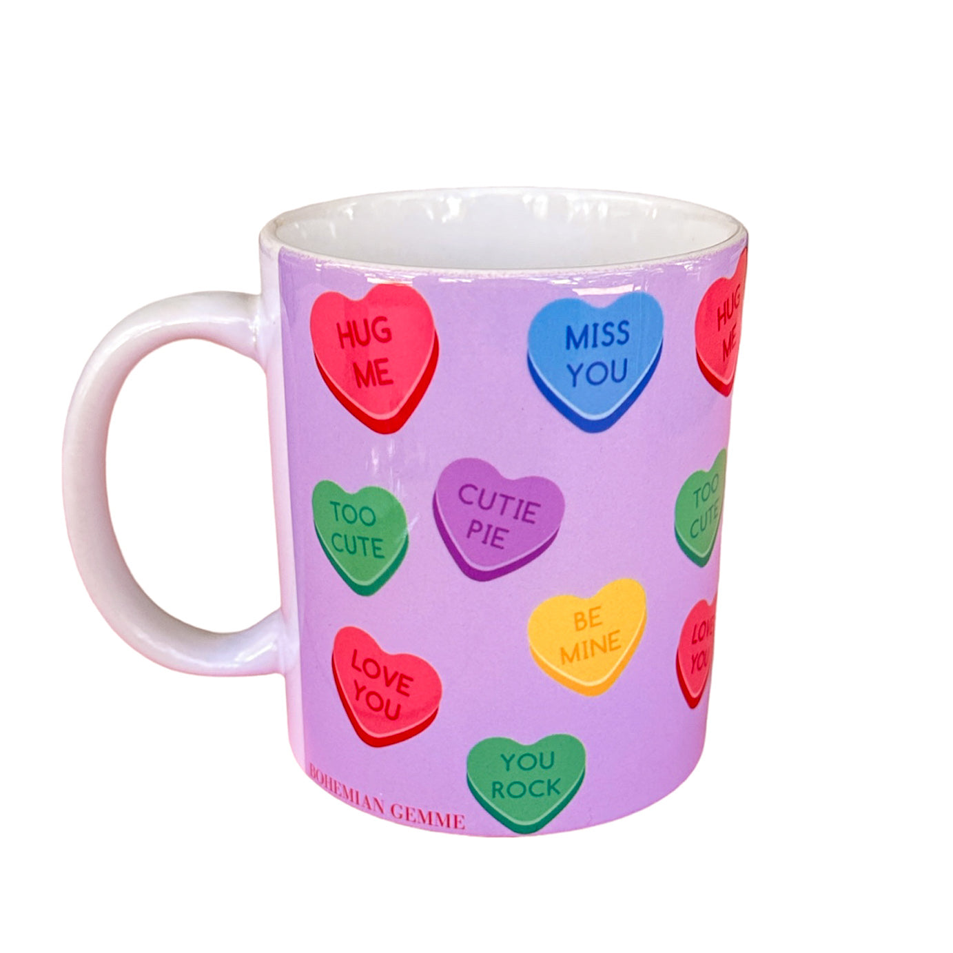 Conversation Heart  Coffee Mug