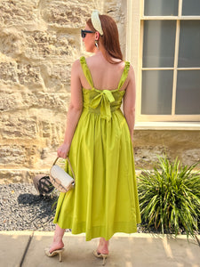 Lila Citrus Pop Midi Dress
