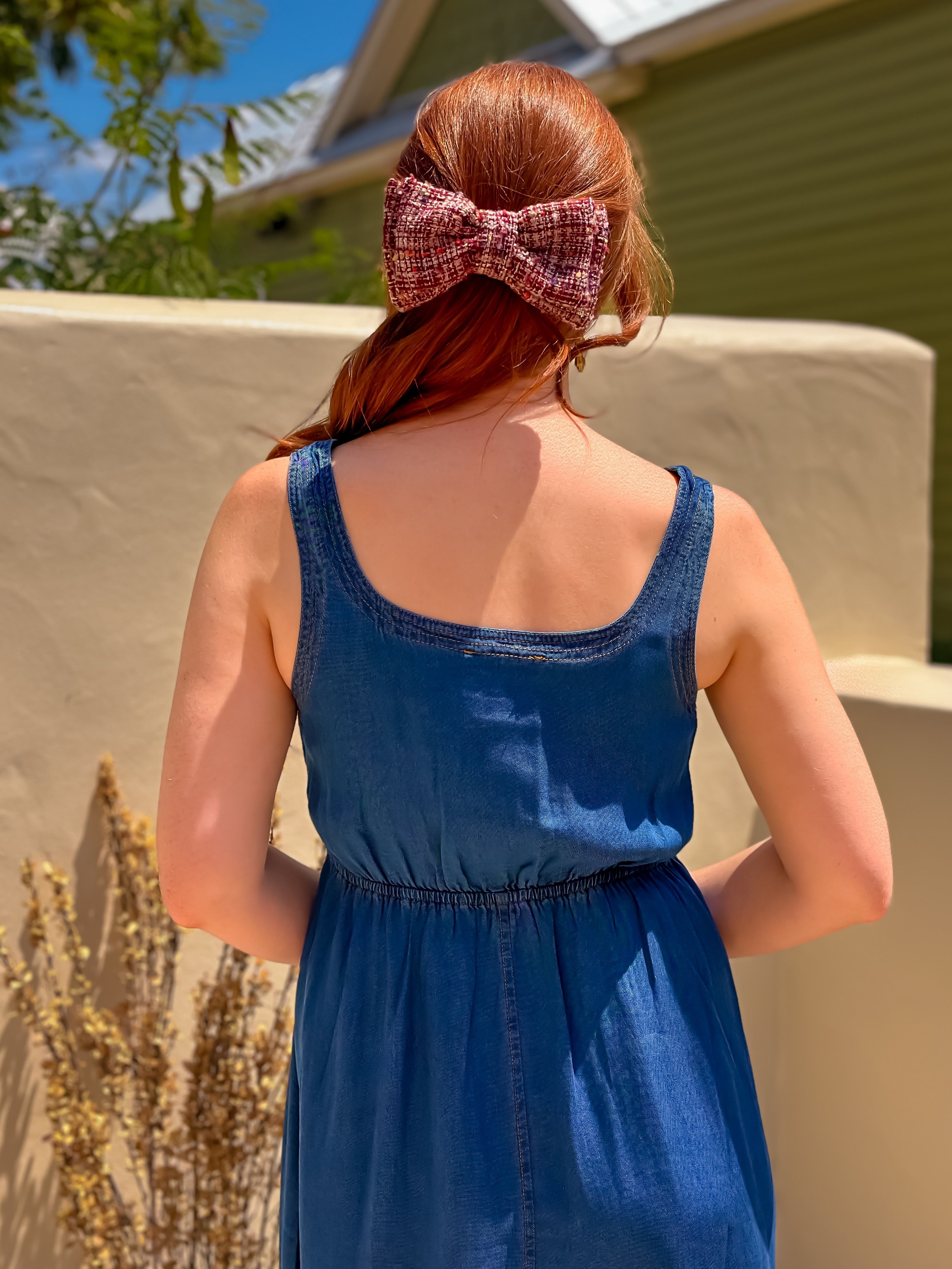 Victoria Denim Midi Dress
