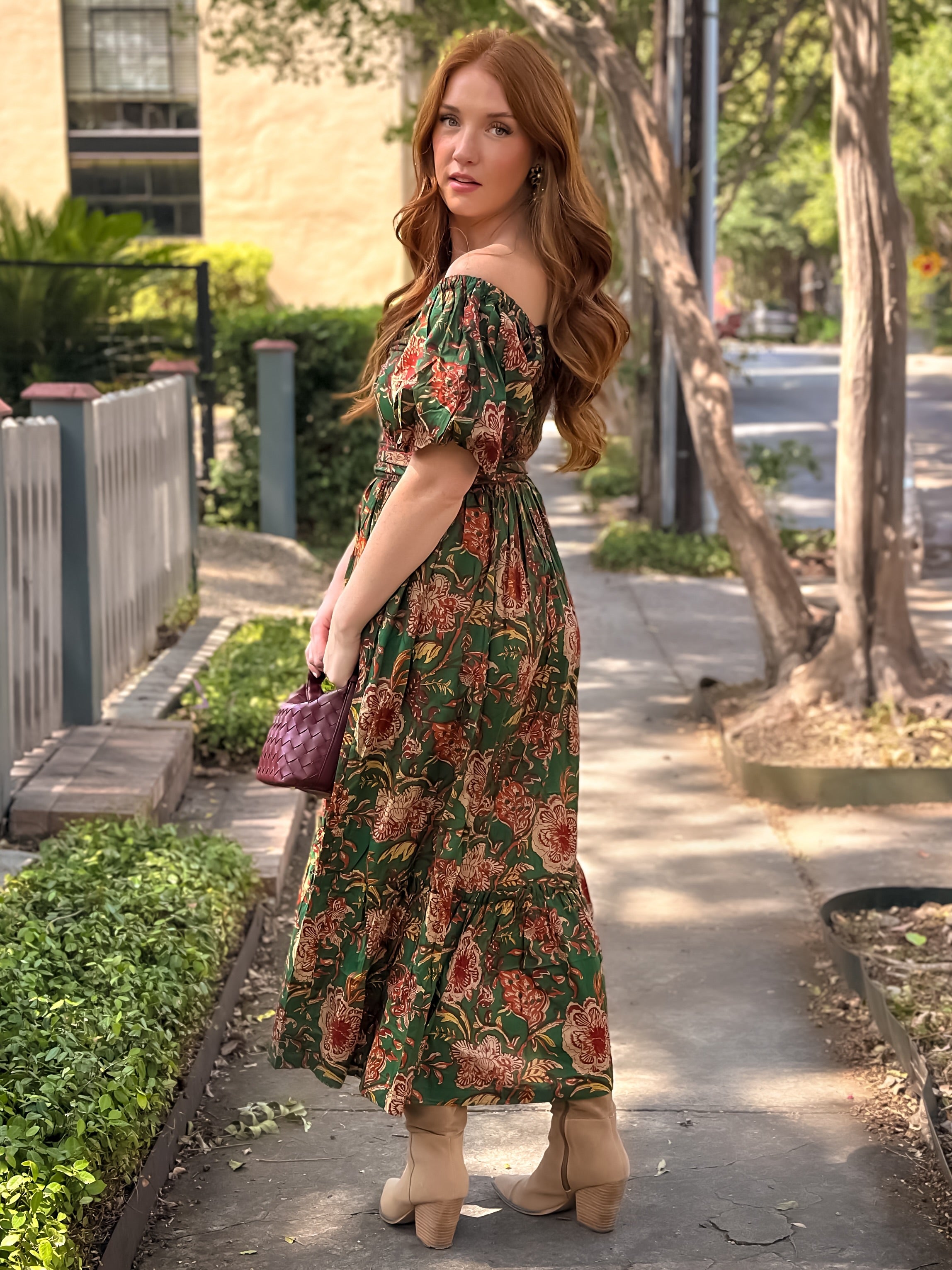 Grace Maxi Dress- Hunter Floral