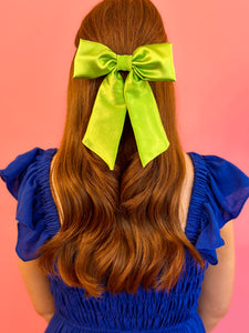 Colorful Satin Hair Bow