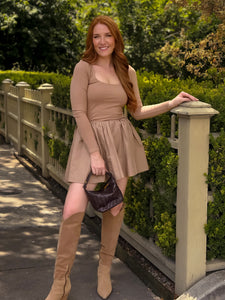 Camel Mini Dress