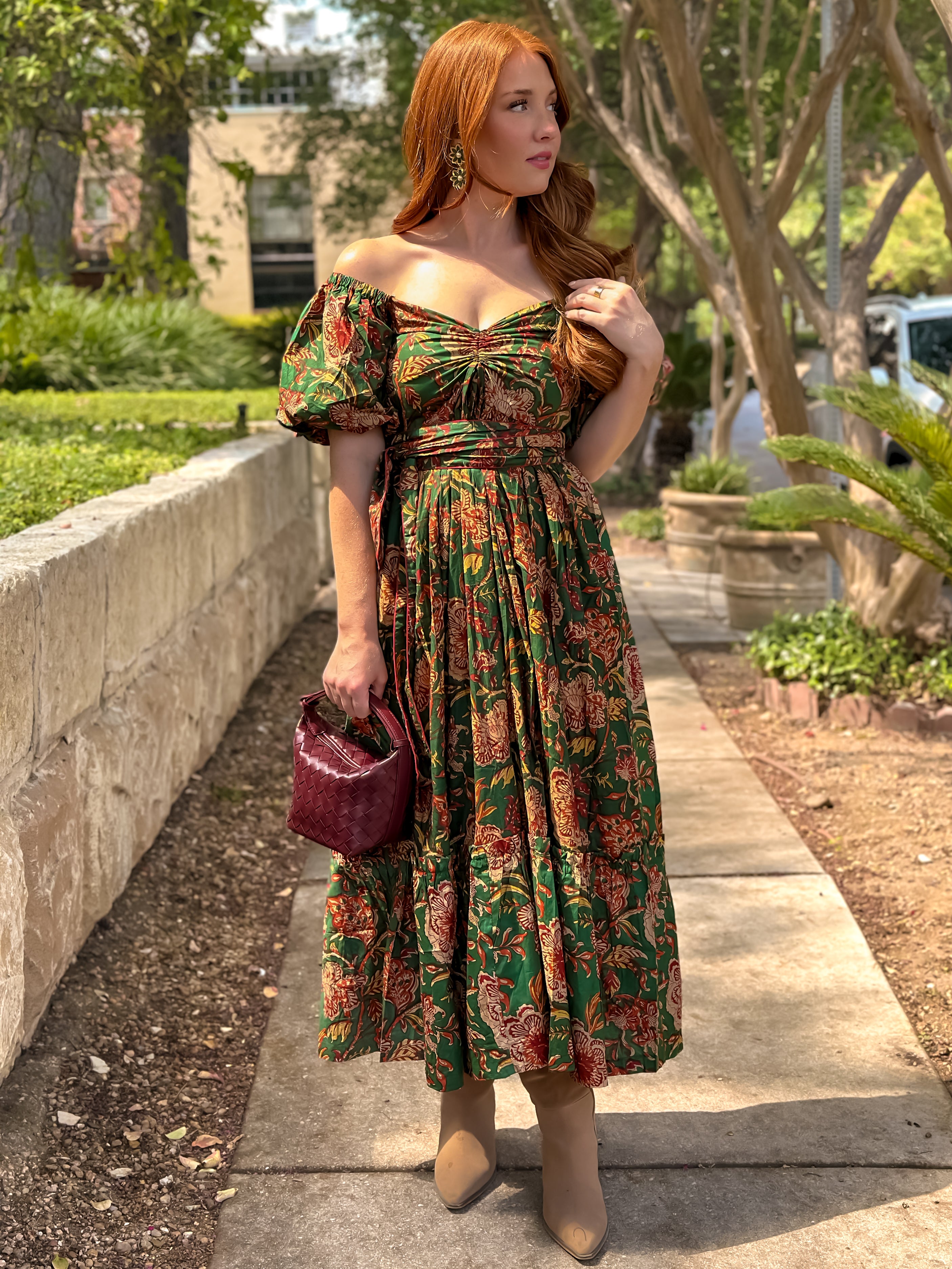 Grace Maxi Dress- Hunter Floral