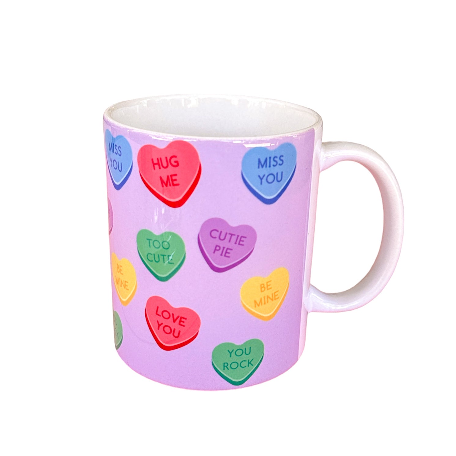 Conversation Heart  Coffee Mug