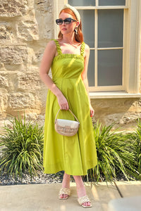 Lila Citrus Pop Midi Dress