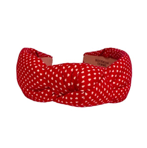 Red Tiny Hearts Headband