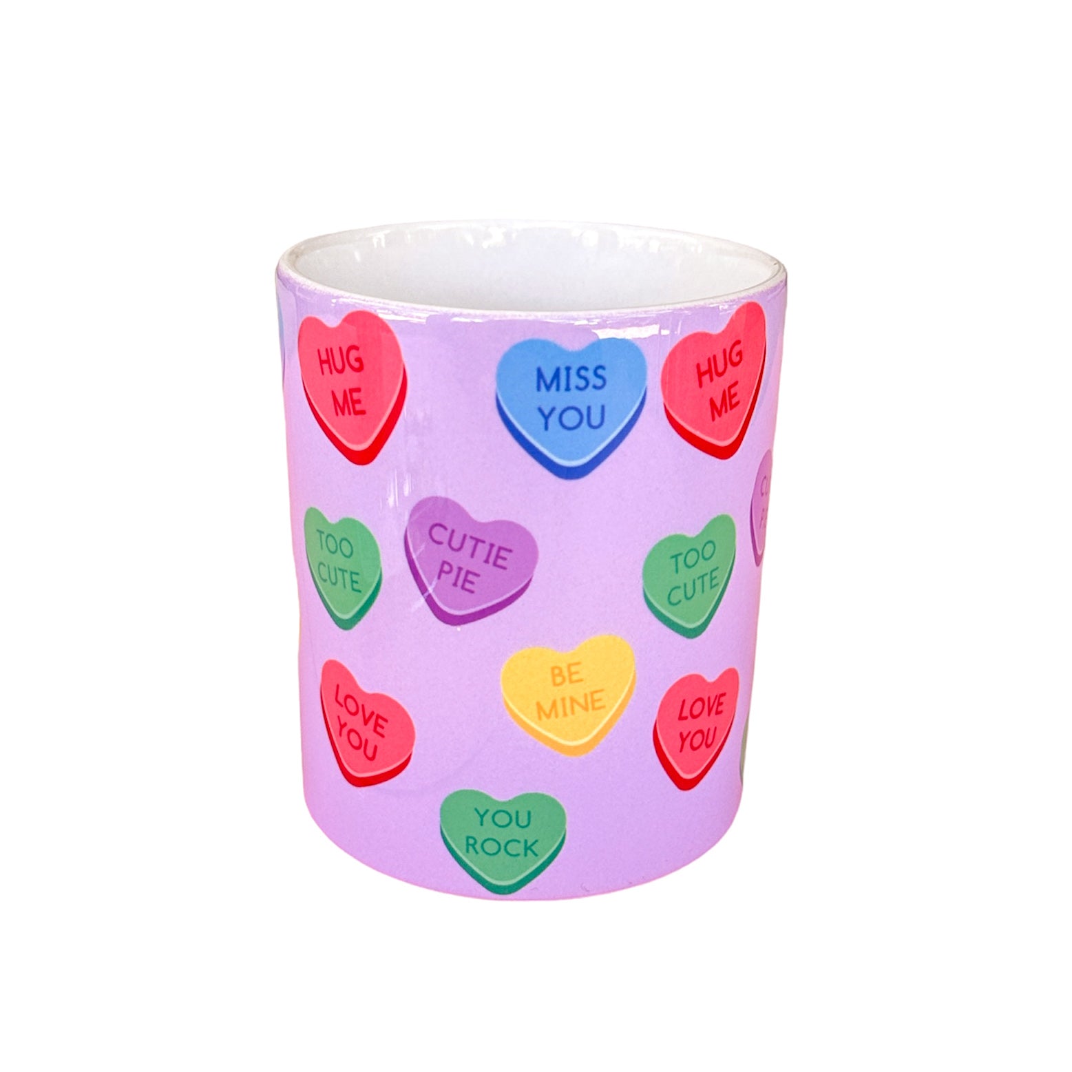 Conversation Heart  Coffee Mug