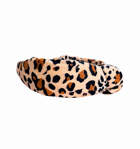 Leopard Print Knotted Headband