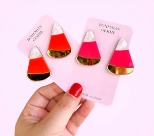 Candy Corn Stud Earrings