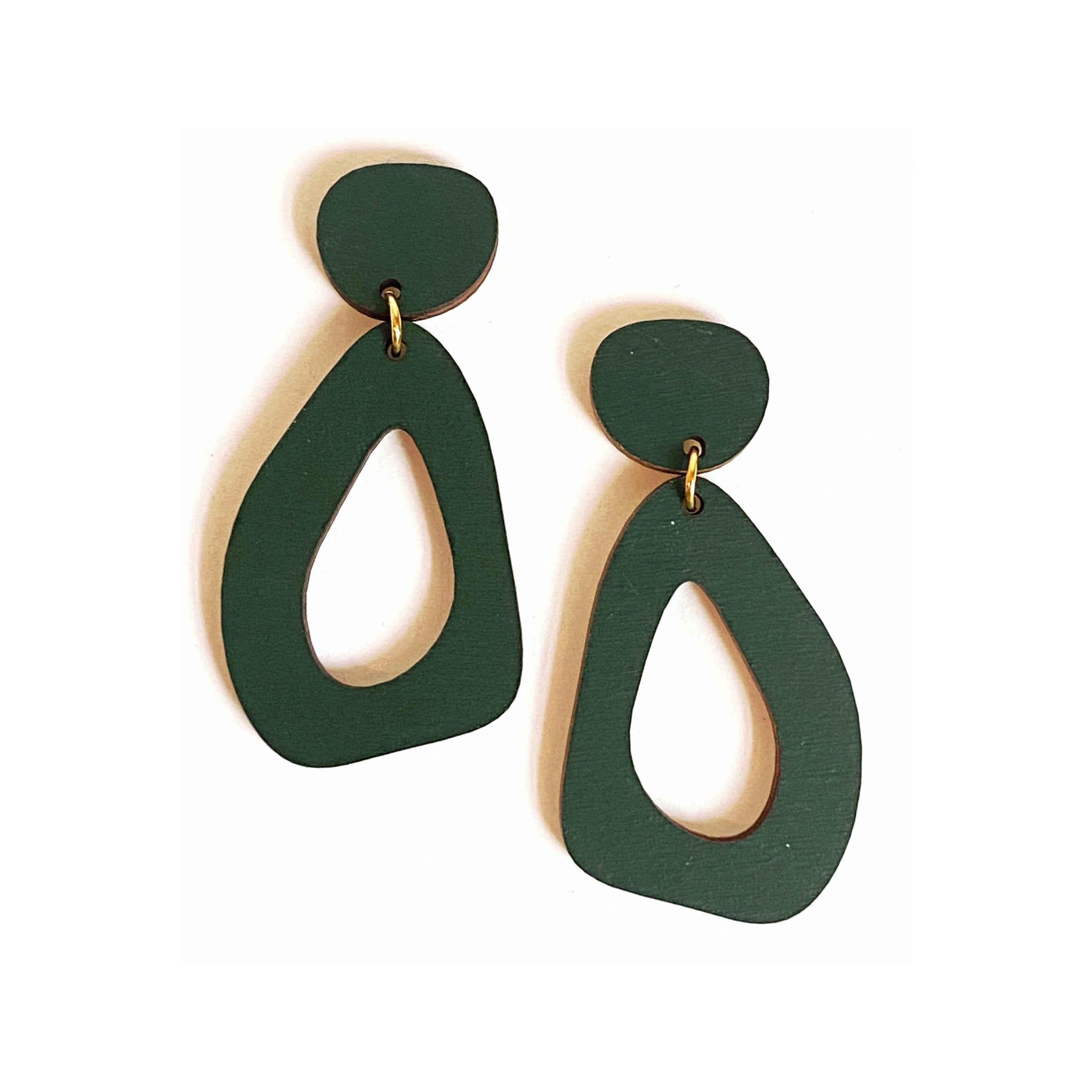 Sample Sale Organic Wooden Earrings