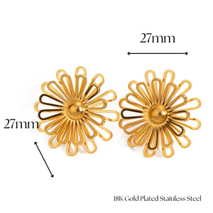 Eleanor Flower Stud Earrings