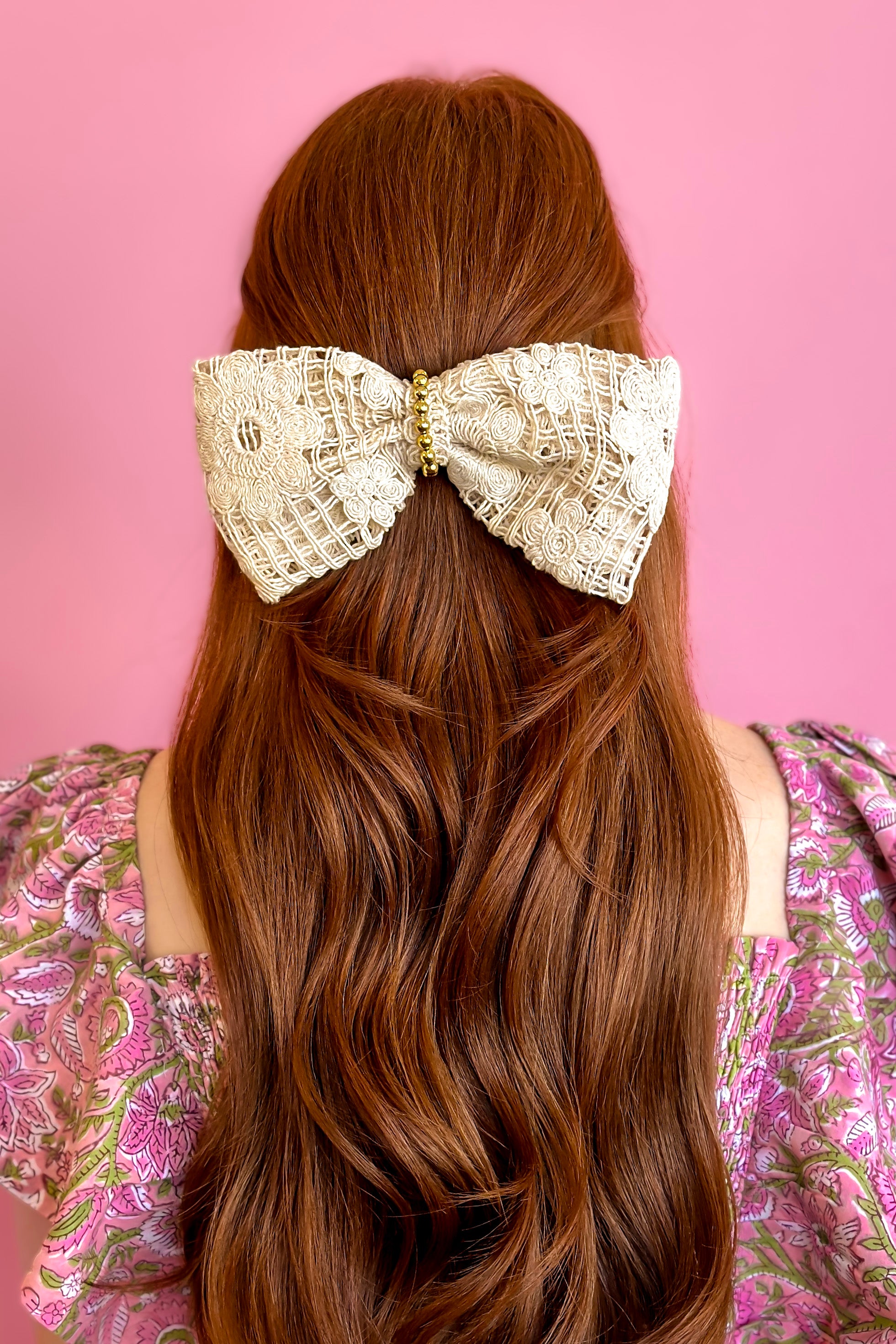 Bella Crochet Hair Bow