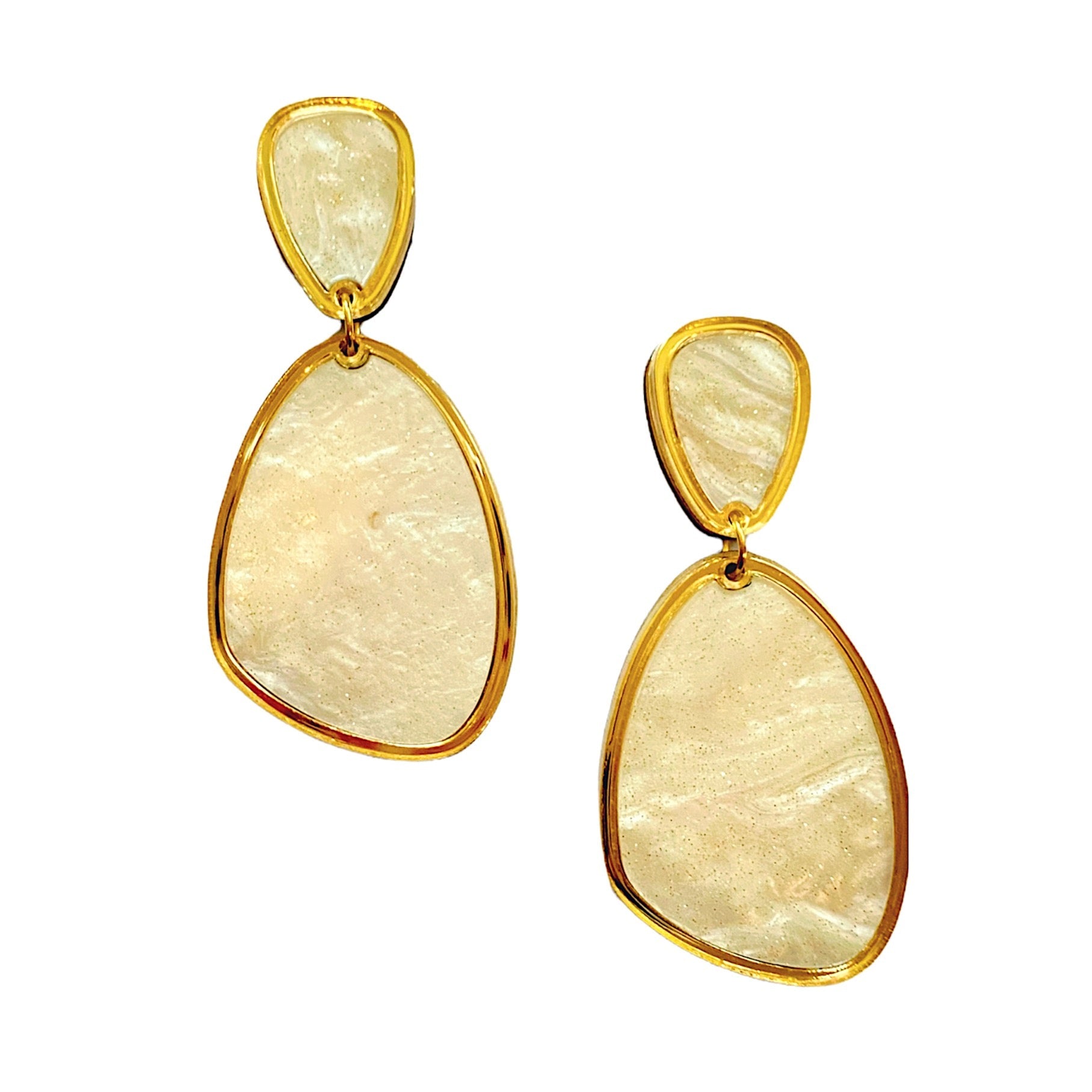 Charlotte Pearl Organic Earrings