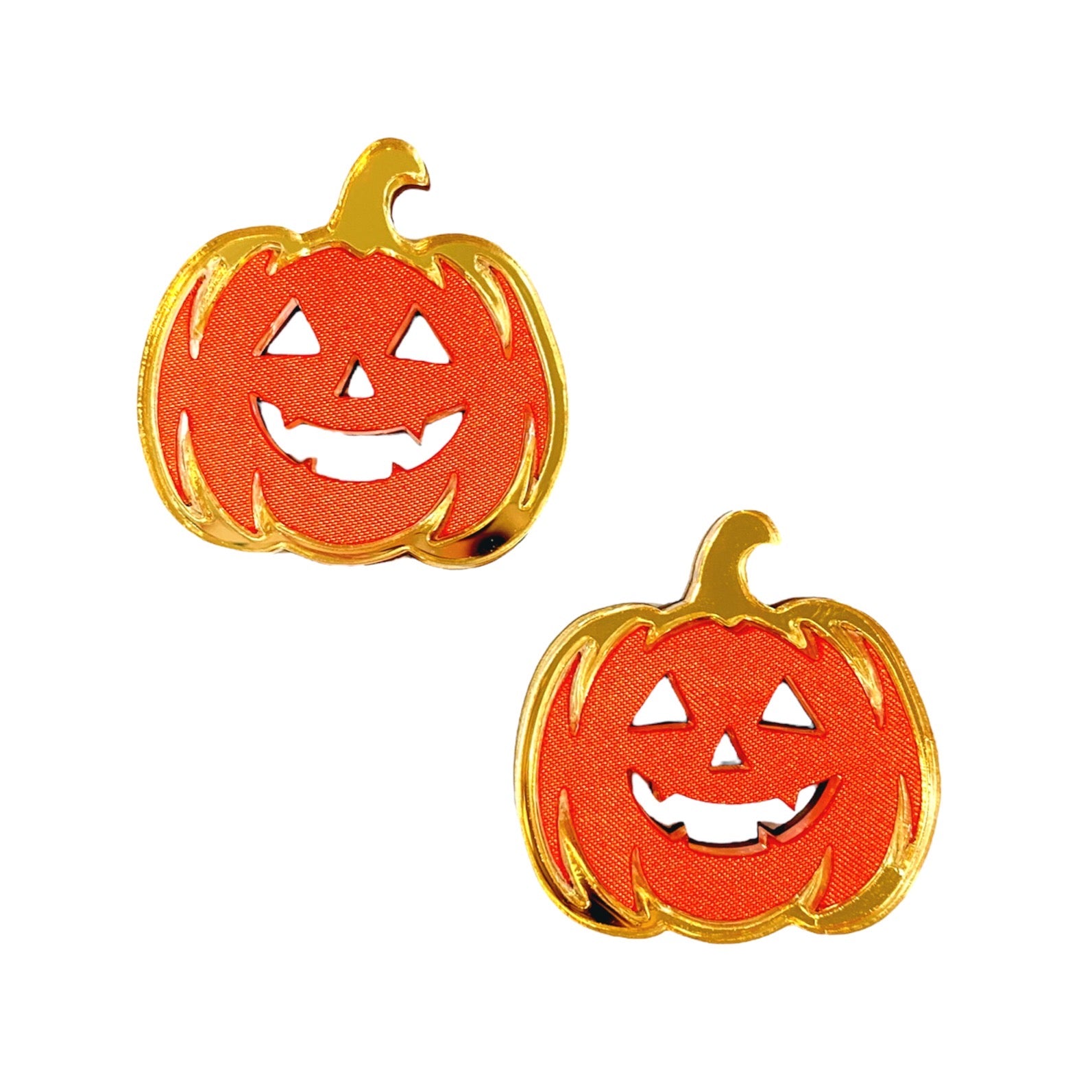 Jack- O’- Lantern Statement Studs